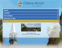 Tablet Screenshot of chateau-renard.fr